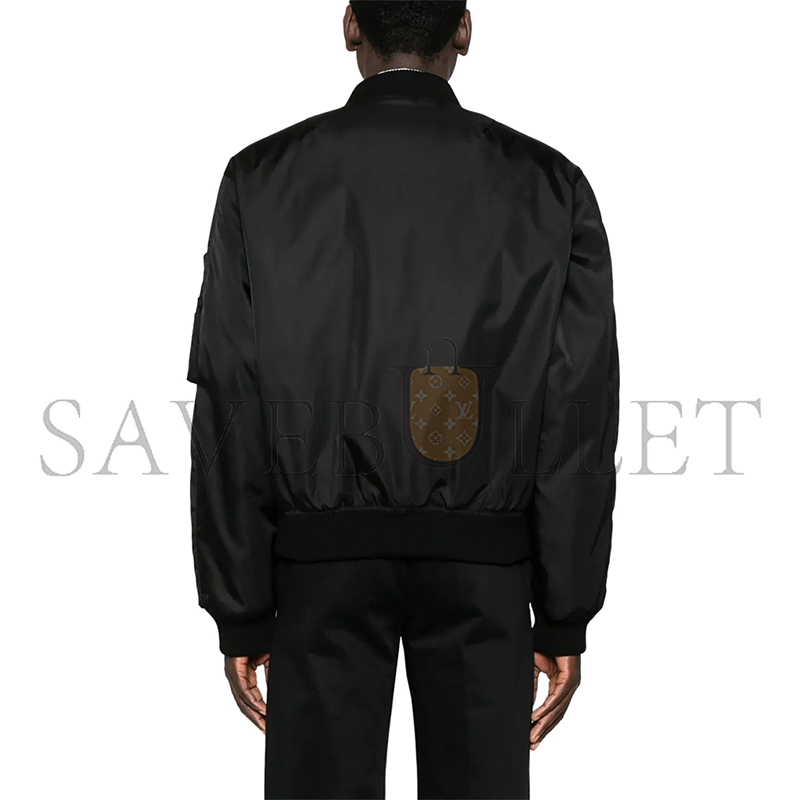 PRADA TRIANGLE LOGO BOMBER JACKET 277160